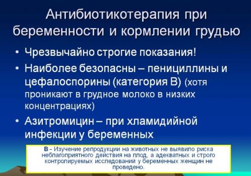 Чем лечить цистит при грудном вскармливании